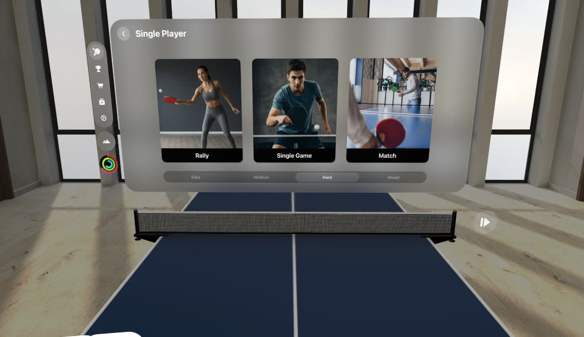 Choosing a Single Player mode and difficulty
